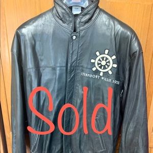 SOLD-Disney Mickey Mouse Leather Jacket